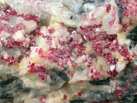 Cinnabar with Stibnite from Sleitmut, Alaska