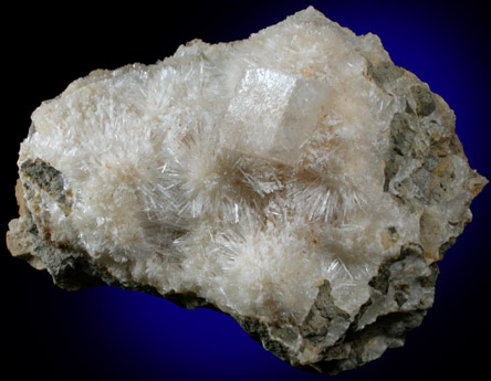 Natrolite with Calcite from Fuchsberg, Zalezly, Bohemia, Czech Republic