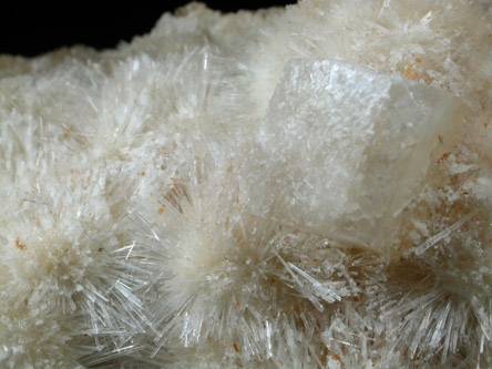 Natrolite with Calcite from Fuchsberg, Zalezly, Bohemia, Czech Republic