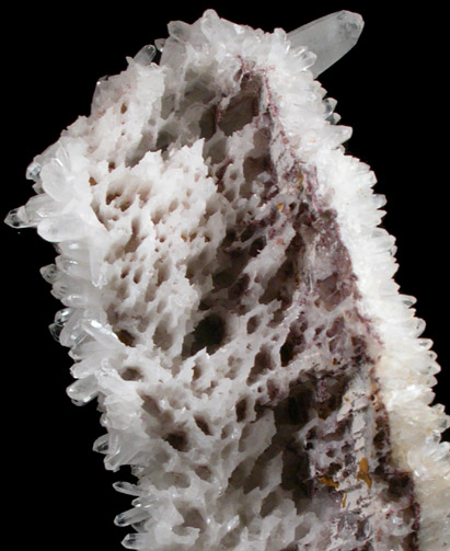 Quartz epimorphs of Anhydrite from Silver Point Mine, Ouray County, Colorado