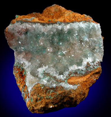 Calcite with Aurichalcite from Mina Ojuela, Mapimi, Durango, Mexico