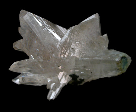 Cerussite (sixling twin) from Tsumeb Mine, Otavi-Bergland District, Oshikoto, Namibia