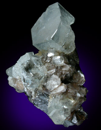Fluorapatite, Muscovite, Cassiterite from Panasqueira Mine, Barroca Grande, 21 km. west of Fundao, Castelo Branco, Portugal