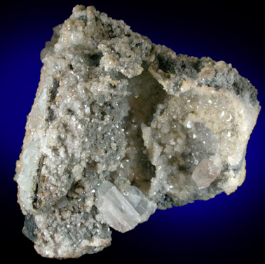 Cerussite pseudomorph after Galena from Tsumeb Mine, Otavi-Bergland District, Oshikoto, Namibia