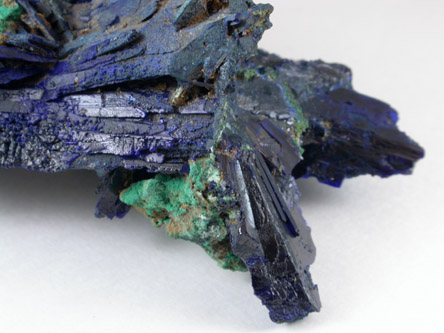 Azurite and Malachite from Tsumeb Mine, Otavi-Bergland District, Oshikoto, Namibia