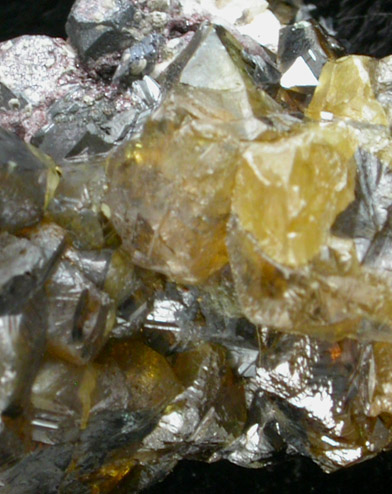 Sphalerite with Galena from OH Vein, Bachelor Mine, Creede District, Mineral County, Colorado