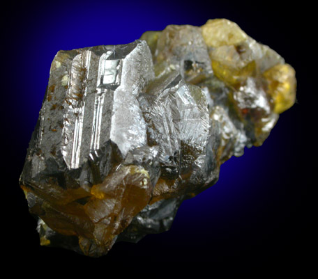 Sphalerite with Galena from OH Vein, Bachelor Mine, Creede District, Mineral County, Colorado