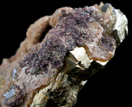 Selenium, Smithsonite, Pyrite from Darwin Mines, Inyo County, California