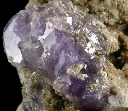 Fluorapatite with Muscovite and Quartz from Harvard Quarry, Noyes Mountain, Greenwood, Oxford County, Maine