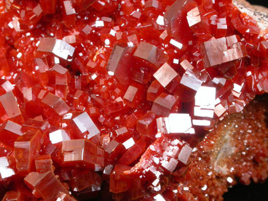 Vanadinite from Mibladen, Haute Moulouya Basin, Zeida-Aouli-Mibladen belt, Midelt Province, Morocco