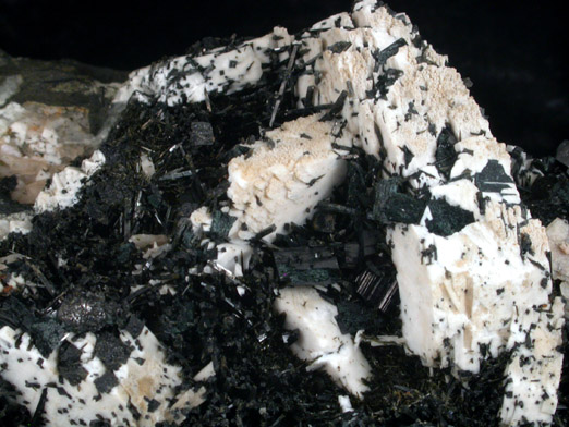 Aegirine, Arfvedsonite, Sanidine, Catapleiite from De-Mix Quarry, Mont Saint-Hilaire, Qubec, Canada