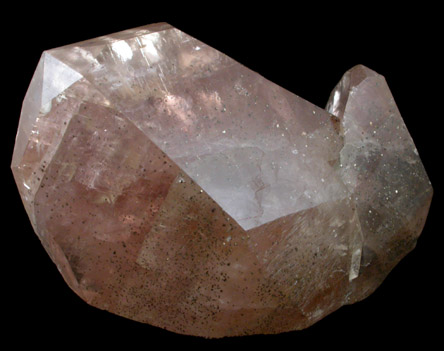 Calcite with Chalcopyrite inclusions from Tri-State Lead-Zinc Mining District, near Joplin, Jasper County, Missouri