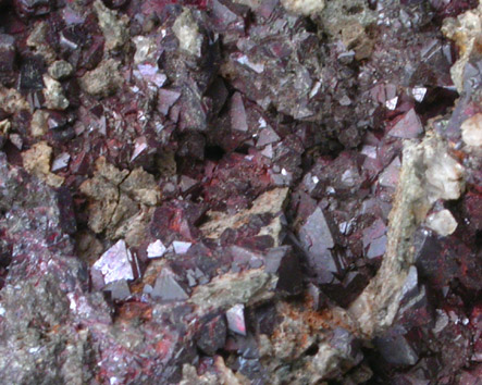 Cuprite and Native Copper from Wheal Basset, Carn Brea, Cornwall, England