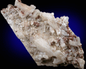 Natrolite, Gonnardite, Rhodochrosite, Feldspar from De-Mix Quarry, Mont Saint-Hilaire, Québec, Canada