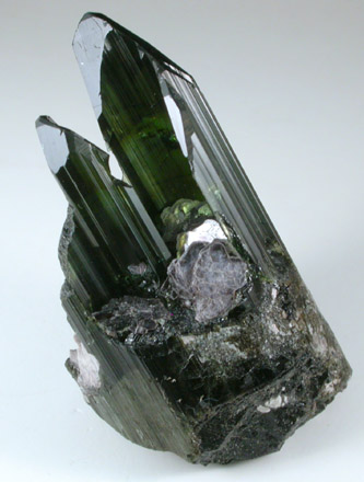 Elbaite Tourmaline with Lepidolite from Barra do Salinas, Coronel Murta, Minas Gerais, Brazil