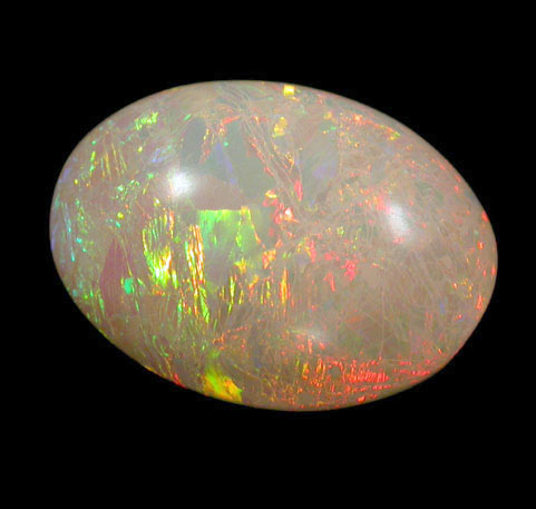 Opal (Precious Opal) from near Mezezo, Shewa (also Shoa or Showa) Plateau, Amhara, Ethiopia