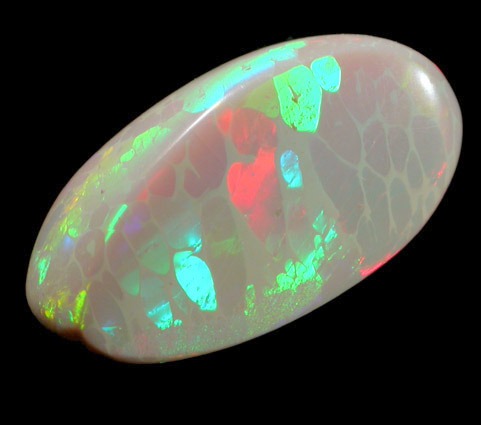 Opal (Precious Opal) from near Mezezo, Shewa (also Shoa or Showa) Plateau, Amhara, Ethiopia