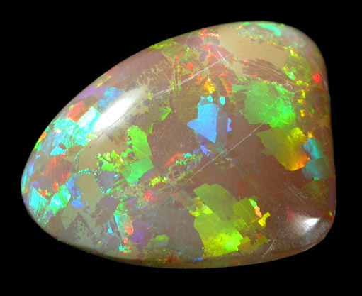 Opal (Precious Opal) from near Mezezo, Shewa (also Shoa or Showa) Plateau, Amhara, Ethiopia