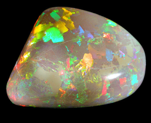 Opal (Precious Opal) from near Mezezo, Shewa (also Shoa or Showa) Plateau, Amhara, Ethiopia