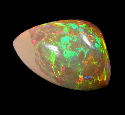 Opal (Precious Opal) from near Mezezo, Shewa (also Shoa or Showa) Plateau, Amhara, Ethiopia