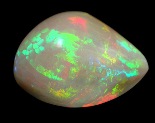 Opal (Precious Opal) from near Mezezo, Shewa (also Shoa or Showa) Plateau, Amhara, Ethiopia