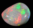 Opal (Precious Opal) from near Mezezo, Shewa (also Shoa or Showa) Plateau, Amhara, Ethiopia