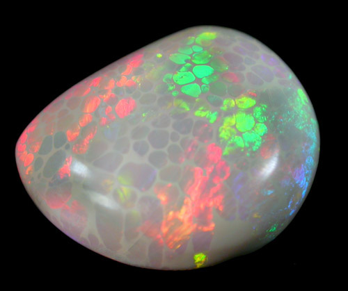 Opal (Precious Opal) from near Mezezo, Shewa (also Shoa or Showa) Plateau, Amhara, Ethiopia