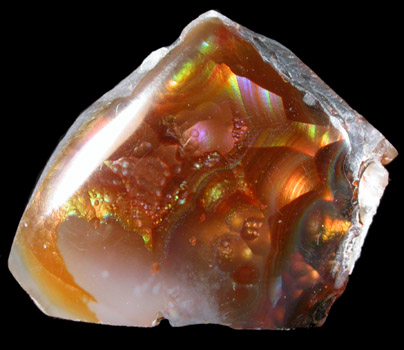 Quartz var. Fire Agate from Graham County, Arizona