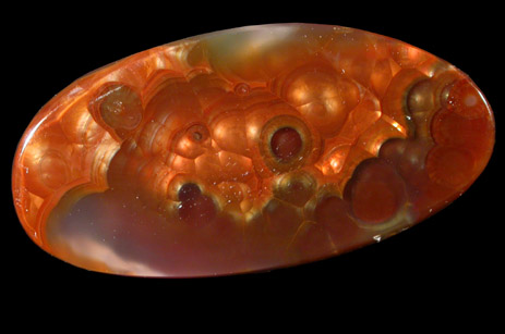 Quartz var. Fire Agate from Graham County, Arizona