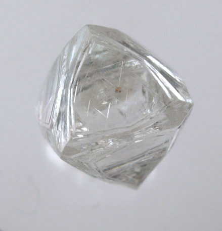 Diamond (2 carat octahedral crystal) from Free State (formerly Orange Free State), South Africa