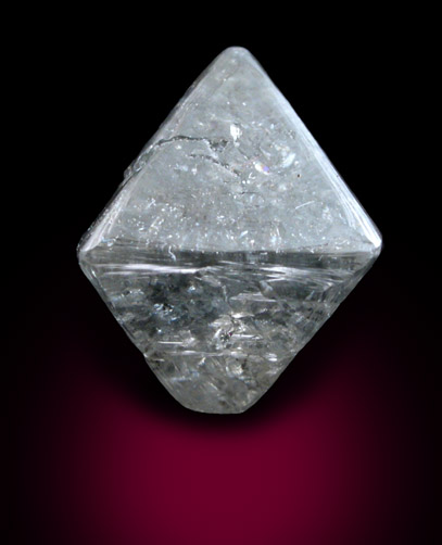 Diamond (5.79 carat octahedral crystal) from Mirny, Republic of Sakha (Yakutia), Siberia, Russia