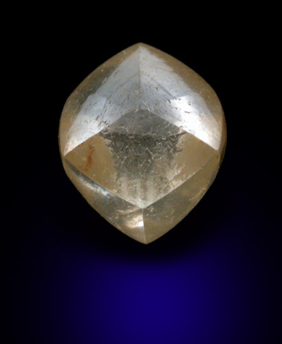 Diamond (1.14 carat pale pink-orange complex crystal) from Orapa Mine, south of the Makgadikgadi Pans, Botswana