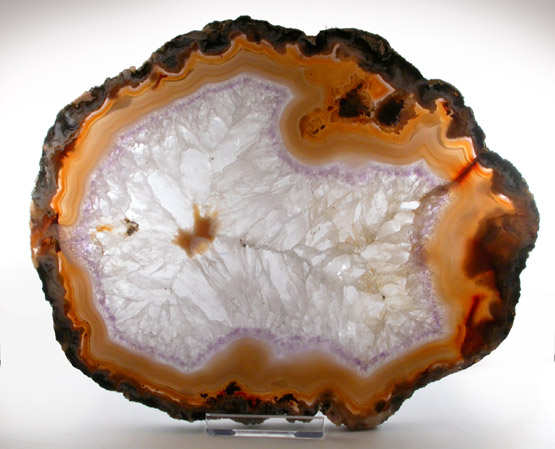 Quartz var. Agate from Rio Grande do Sul, Brazil