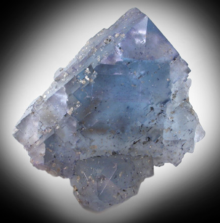 Fluorite with Calcite from Cave-in-Rock District, Hardin County, Illinois