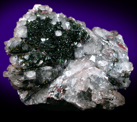 Hematite on Quartz from Cleator Moor, West Cumberland Iron Mining District, Cumbria, England