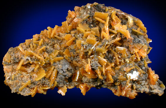 Wulfenite from Mobile Mine, Goodsprings District, Clark County, Nevada