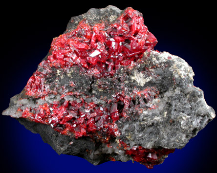 Realgar from Getchell Mine, Humboldt County, Nevada