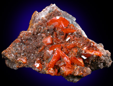 Wulfenite from Red Cloud Mine, Silver District, La Paz County, Arizona