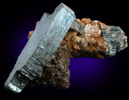 Vivianite from Blackbird Mine, Cobalt District, Lemhi County, Idaho