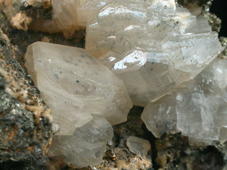 Calcite with Chalcopyrite from Freiberg, Saxony, Germany