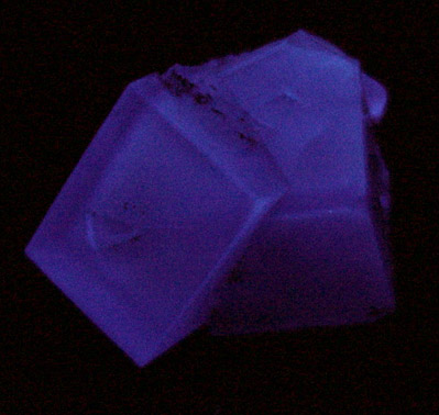 Fluorite (penetration twin) from South Vein, Heights Mine, Weardale, County Durham, England
