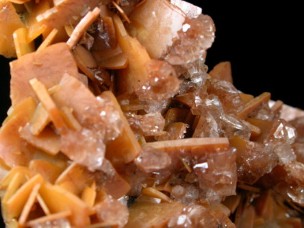 Wulfenite with Calcite from Defiance Mine, Courtland-Gleeson District, Cochise County, Arizona