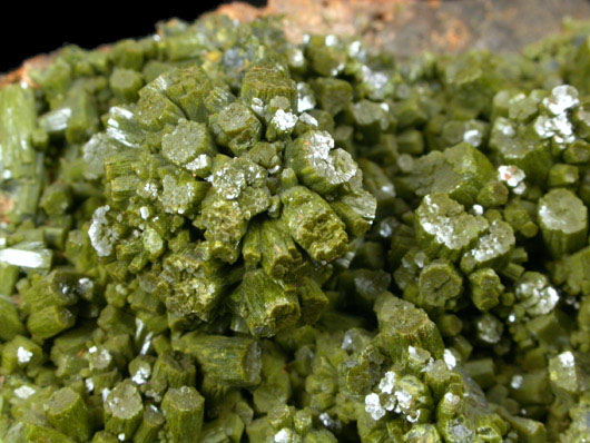 Pyromorphite from Wheatley Mine, Phoenixville, Chester County, Pennsylvania