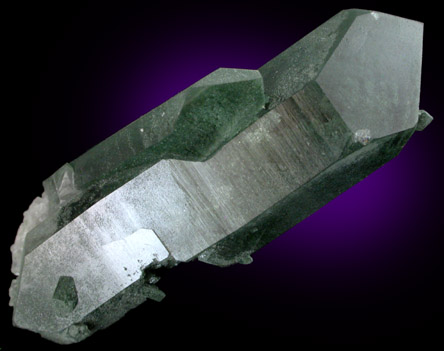 Quartz with Chlorite inclusions from Rougemont Quarry, Durham County, North Carolina