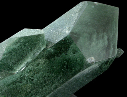 Quartz with Chlorite inclusions from Rougemont Quarry, Durham County, North Carolina