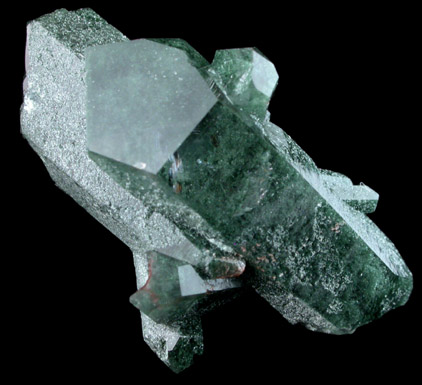 Quartz with Chlorite inclusions from Rougemont Quarry, Durham County, North Carolina