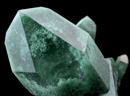 Quartz with Chlorite inclusions from Rougemont Quarry, Durham County, North Carolina