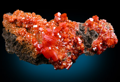 Vanadinite from North Geronimo Mine, La Paz County, Arizona