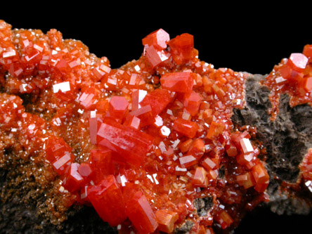 Vanadinite from North Geronimo Mine, La Paz County, Arizona