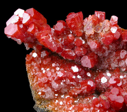 Vanadinite from North Geronimo Mine, La Paz County, Arizona